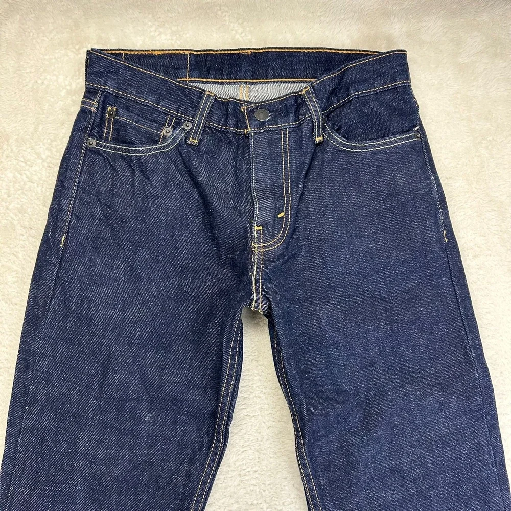 Levi's 511 Straight Slim Fit Jeans Mens 30x32 Indigo Blue Denim Low Rise Outdoor